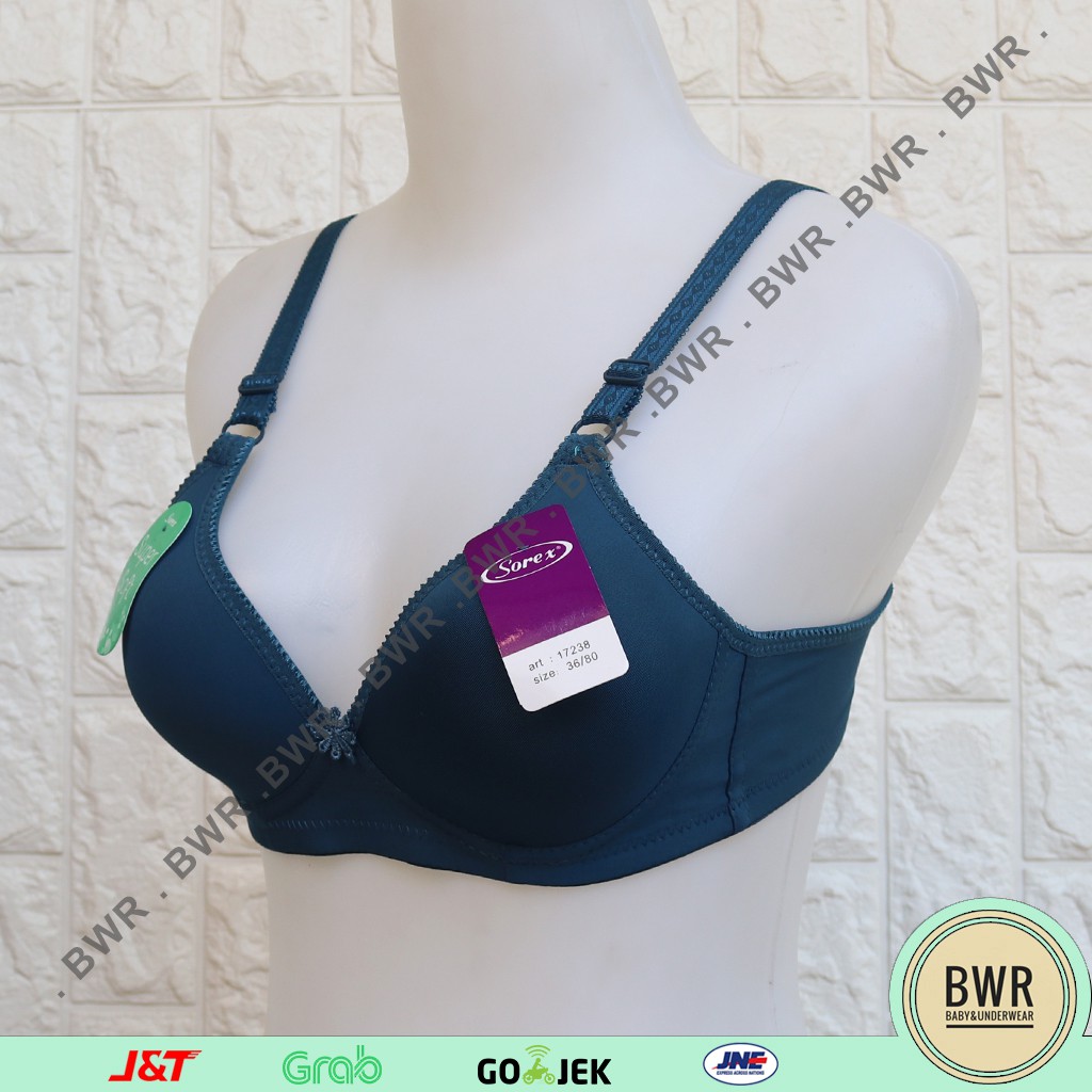 BH SOREX 17238 | Sorex Bra Cup Sedang Sorex | Bh Sorex Busa Tanpa Kawat Kancing 2 Terlaris Pilih warna - Bwr