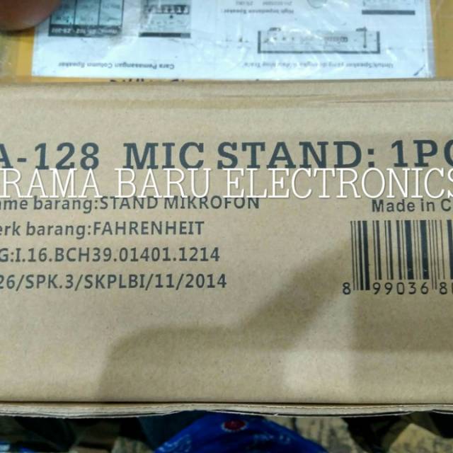 Tiang Mic Meja A 128 Fahrenheit