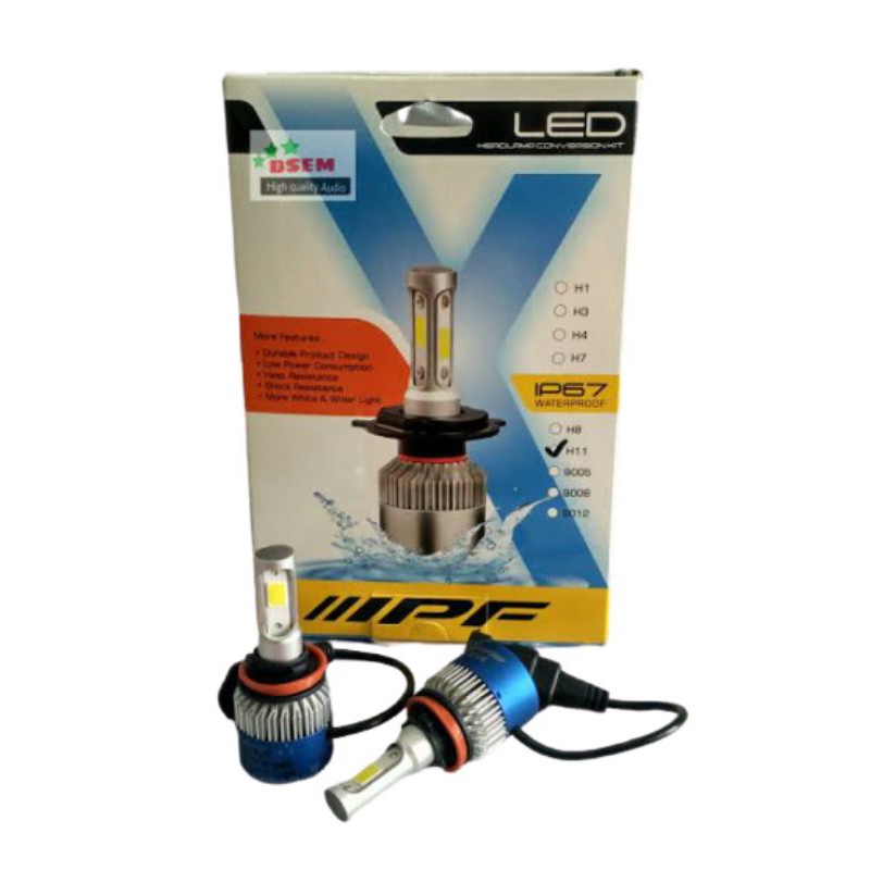 Lampu H11 hid LED 6000k IPF