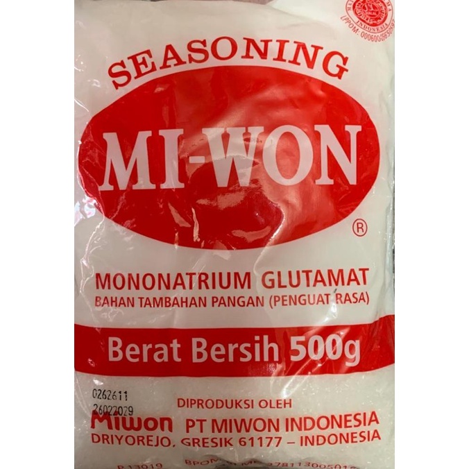 

Penyedap Rasa MIWON 500 gr