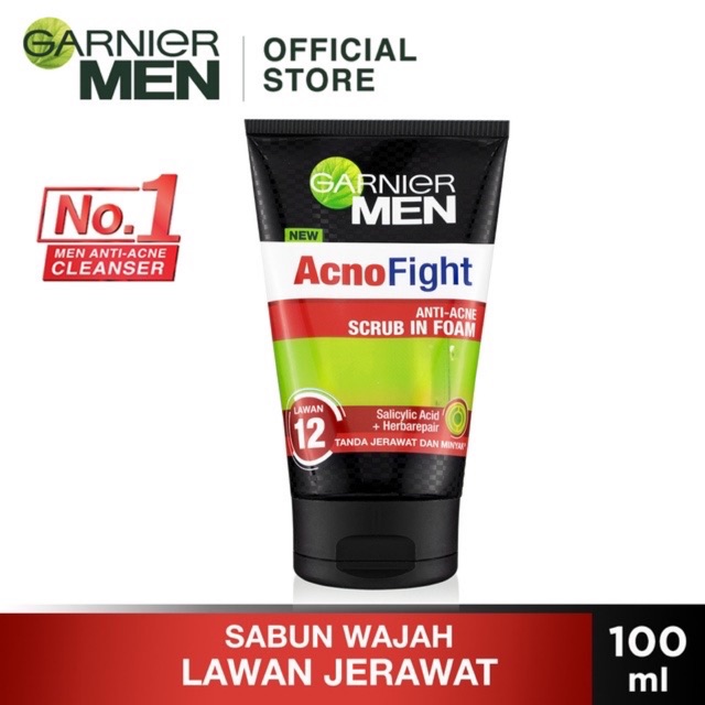 Garnier Men Acno Fight Anti Acne Foam 100ml