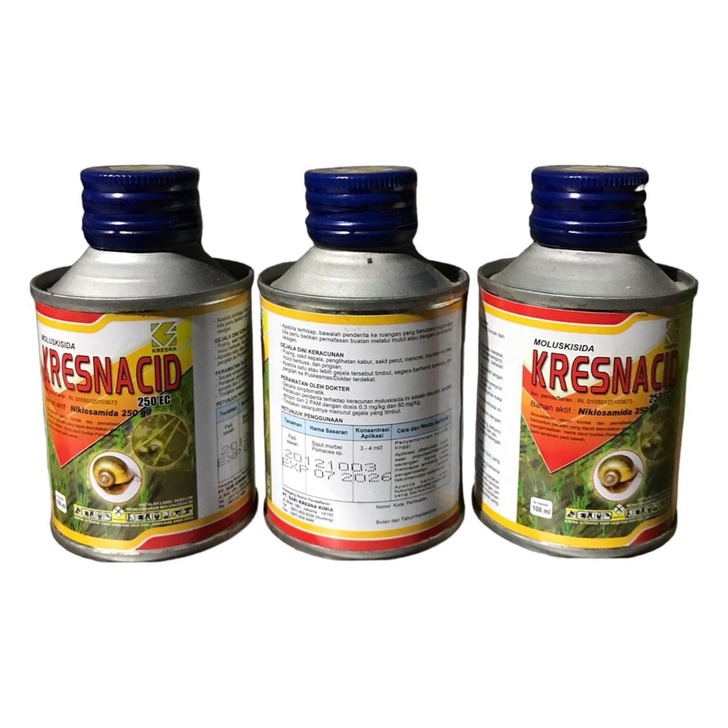 RACUN KEONG KRESNACID 250 EC - 100ml ( Moluskisida ) Obat / Racun Keong &amp; Siput SELDENE