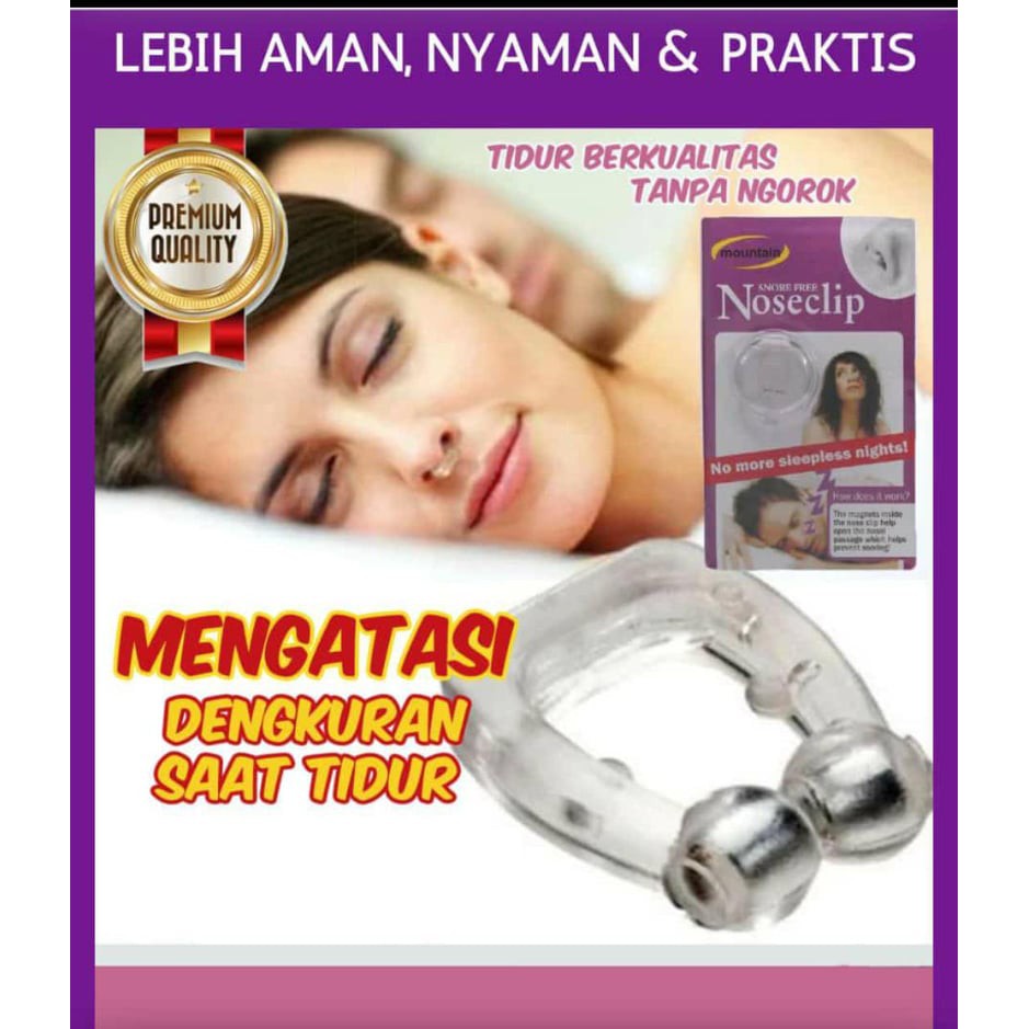 Snore Stopper Alat Bantu Anti Dengkur Ngorok Saat Tidur / Mendengkur