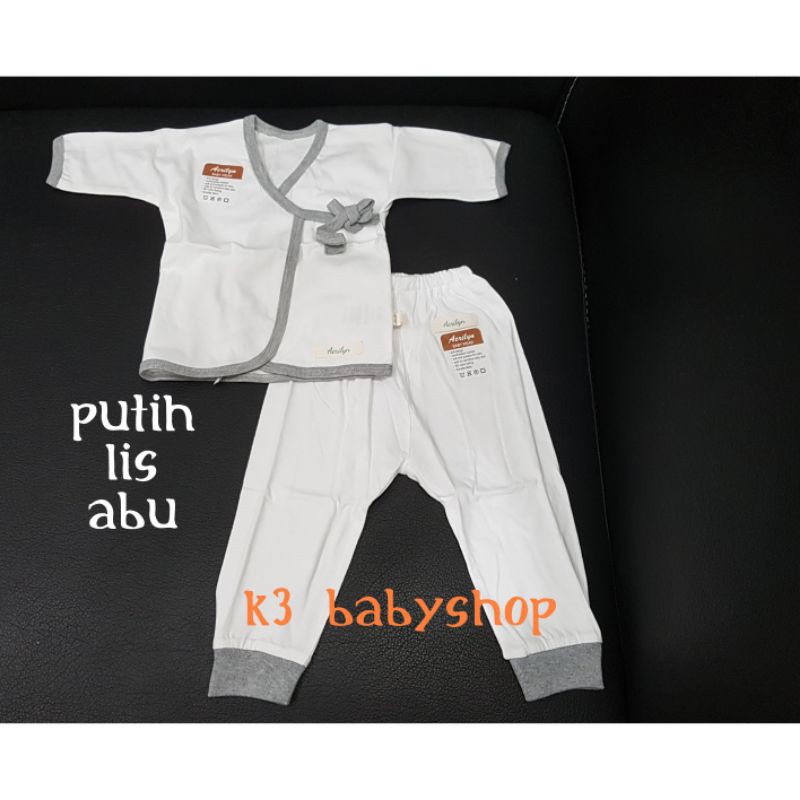 Setelan Panjang Aerilyn 0-3 bln 3-6 bln baju kimono bayi stelan piyama anak SNI