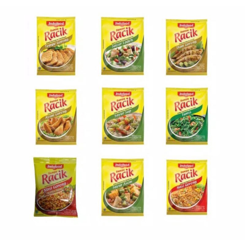 

Bumbu Racik Indofood isi 1 pcs / bumbu siap saji / bumbu instan racik