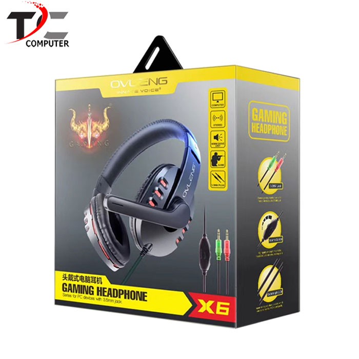 Headset / Headphone Gaming OVLENG X6