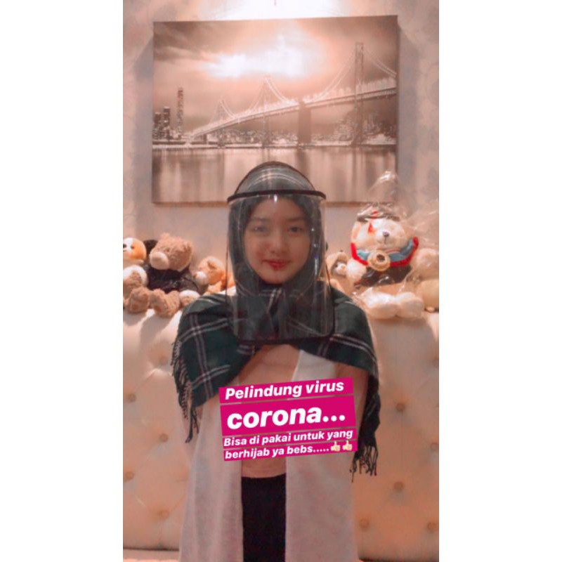 Laristerus79 ⭐⭐⭐⭐⭐ MASKER TOPI CORONA MIKA dewasa bisa di stel berhijab anti virus/perlindungan diri