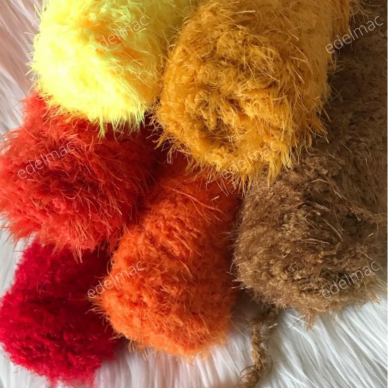 Tali Benang Rajut Bulu Halus Import Cashmere Plush Yarn