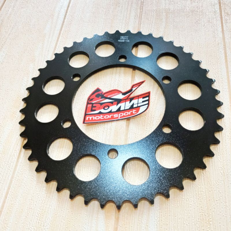 Gear Belakang RK Premium Sprocket 520-45 / 520-46 NINJA 250 R25 BLACK-2