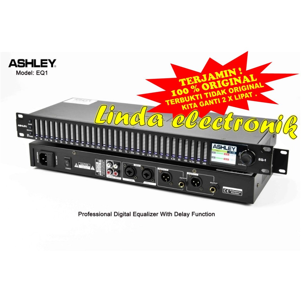 Jual EQUALISER DIGITAL ASHLEY EQ 1 ORIGINAL ASHLEY EQ1 Shopee Indonesia