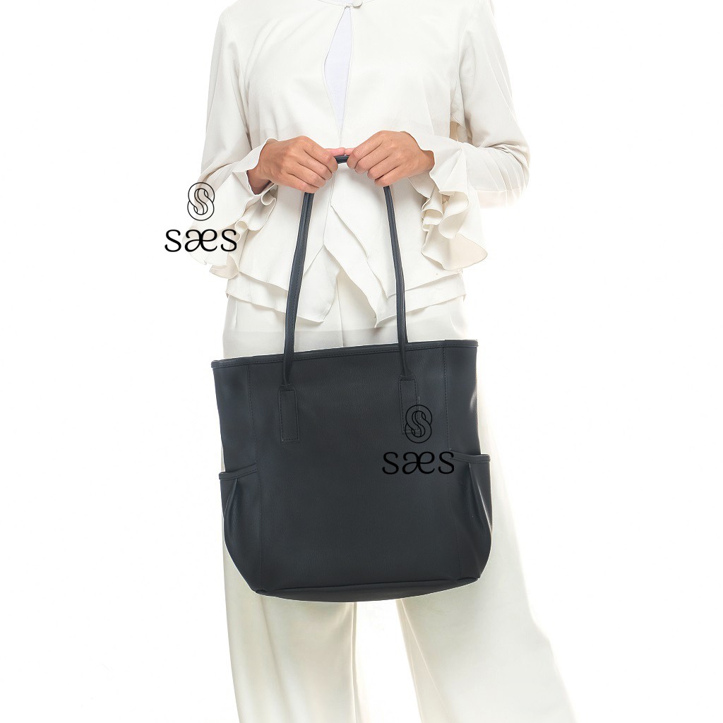 (Foto Asli Resleting) Tote bag BROWN AZALEA saes Murah VINCA saes store 007