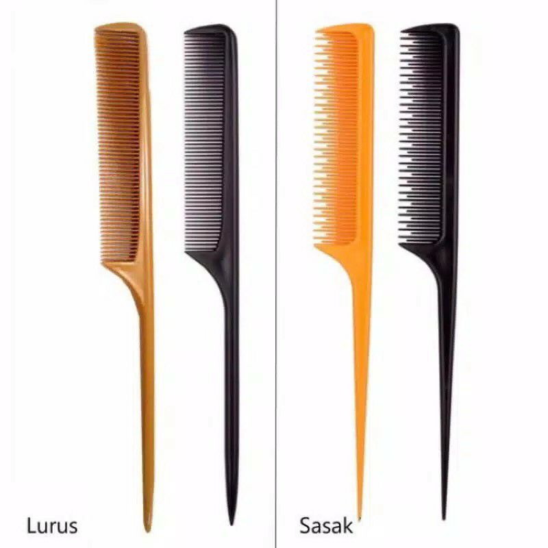 SISIR FLOWER RATA &amp; SASAK | Sisir Potong Rambut Sisir Ekor