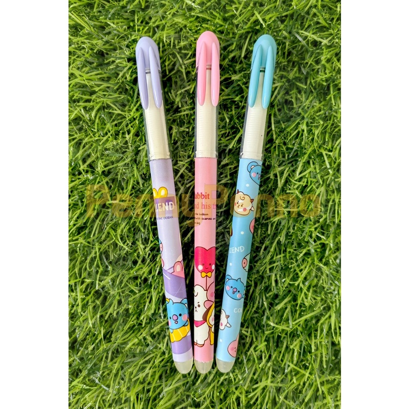 

Pulpen Gel Hapus Motif BT21, Hello Kitty 0,5MM Merek Odemei / Pulpen Gel Hapus