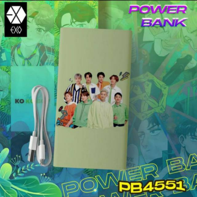 Power Bank Exo KPop Power Bank Veger Power Bank Ori Power Bank Anak Muda Power Bank Boy Band Korea