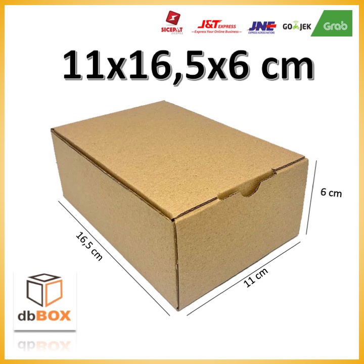 

Kardus 11x16,5x6 cm | Box Die Cut & Easy Usage | Box Aksesoris & Pizza