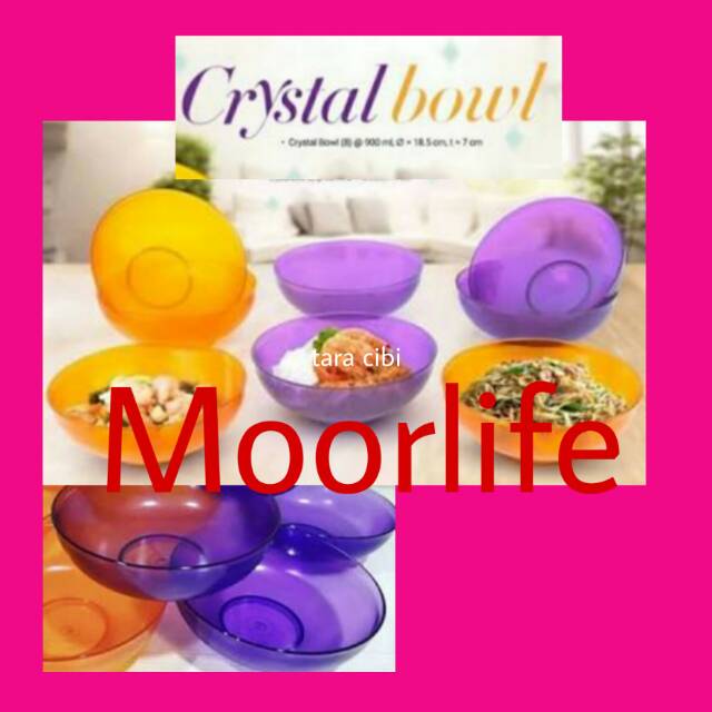 Mangkok kristal moorlife bowl crystal