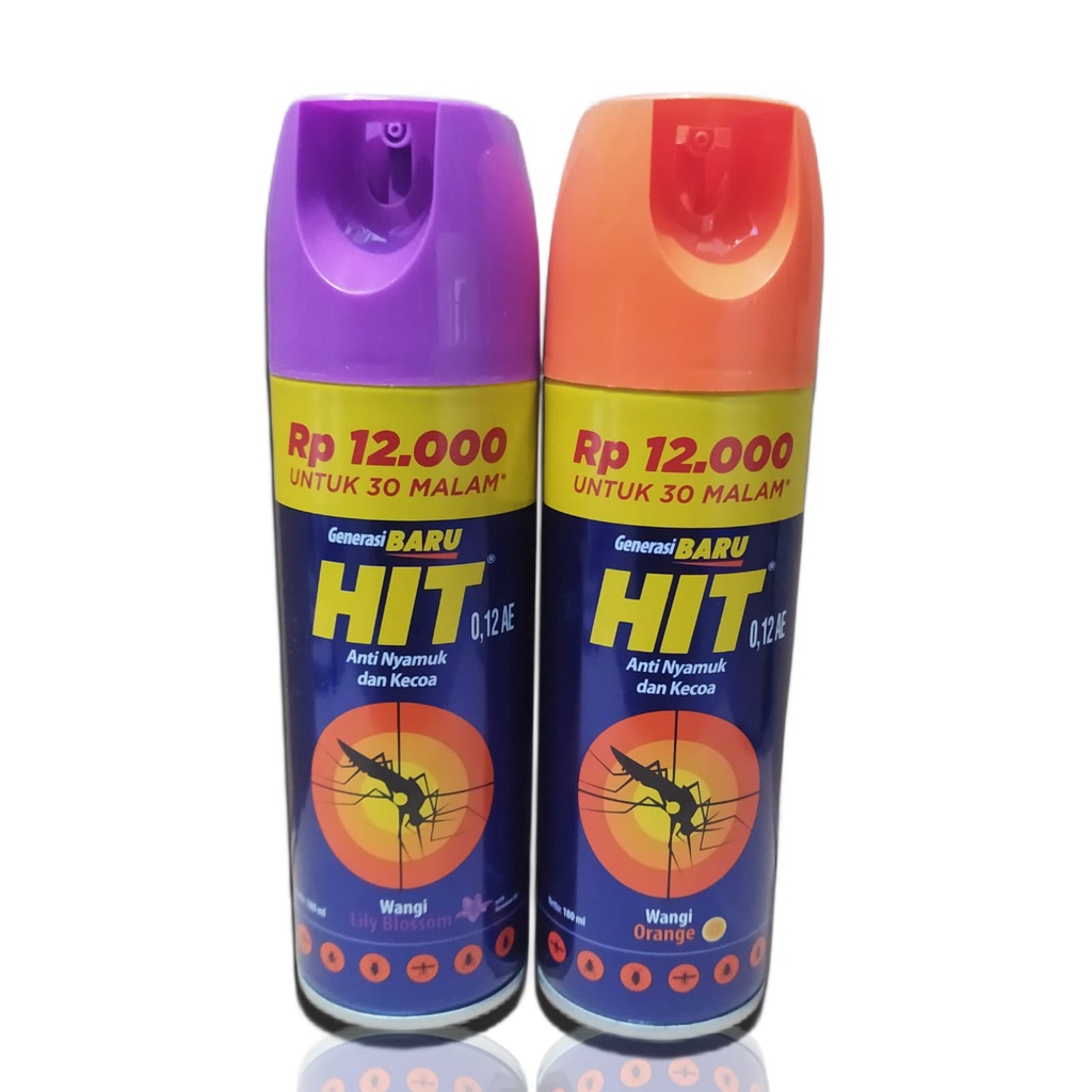 HIT AEROSOL OBAT ANTI NYAMUK SEMPROT SPRAY 165 ML KEMASAN BARU