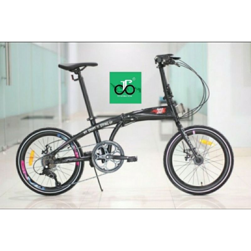 Sepeda Lipat 20" Element Police Milan Edisi Rans 2