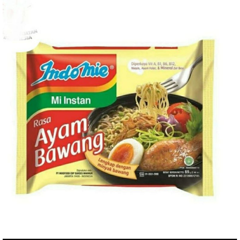 

INDOMIE INST AYAM BAWANG 69 G / 5 pc Ramayana_Cibitung