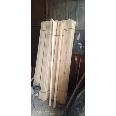 kaso kayu jati Belanda 200x3x3 amplas
