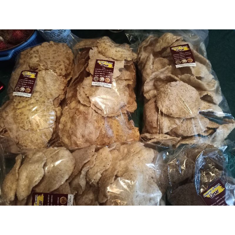 

kerupuk jengkol besar sdah di goreng