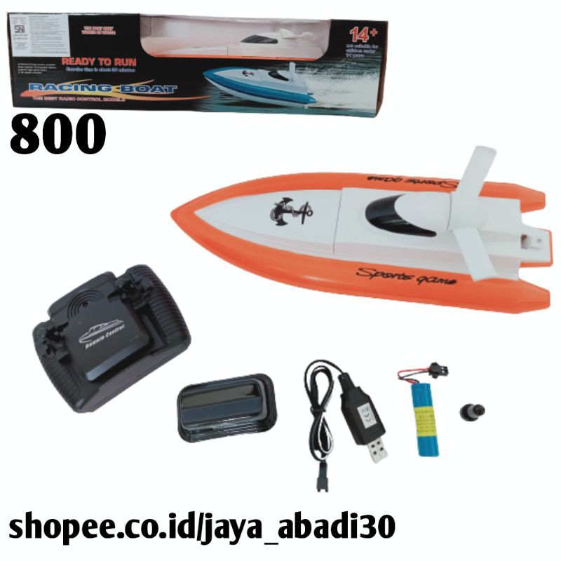 MAINAN RC REMOTE CONTROL KAPAL BOAT JALAN DI ATAS PERMUKAAN AIR 800