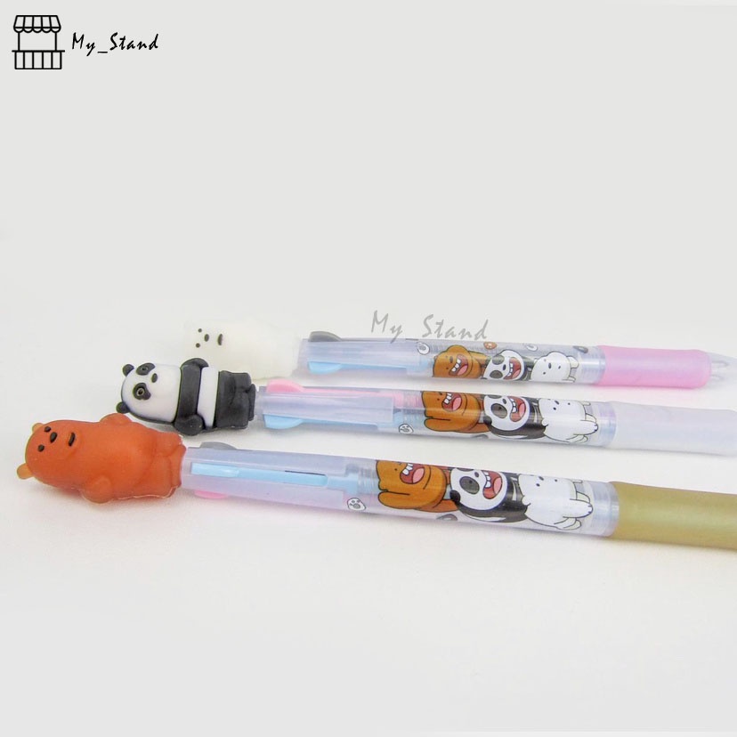 

Pena 3 Warna WBB We Bare Bear Pulpen Beruang Pena Pen Bolpen Bolpoint Gelpen Grizzly Panda Ice Bear