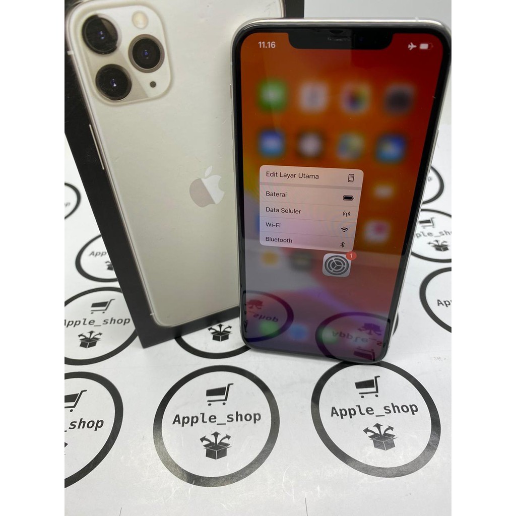 iPhone 11 Pro 256gb Silver Lcd Original Mulus Original Bukan Refurbish / Rekondisi