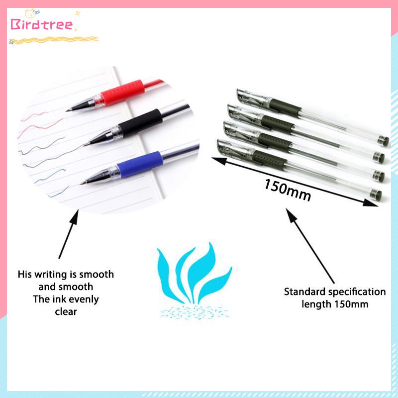 

[Readystock❤️COD]Penandatanganan Penbullet Pen Kantor Gel Pena Alat Tulis Siswa Berbasis Air Pena Tanda Tangan Pena Jarum- BS