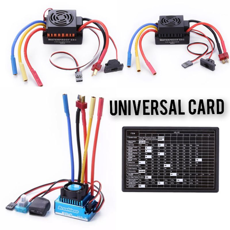 Varian Program Card ESC Brushless for RC Car 25A-120A