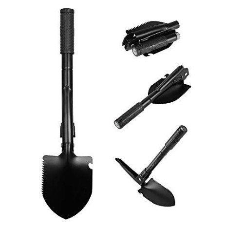 Sekop Cangkul Pacul Mini Lipat Portable Folding Camping Shovel