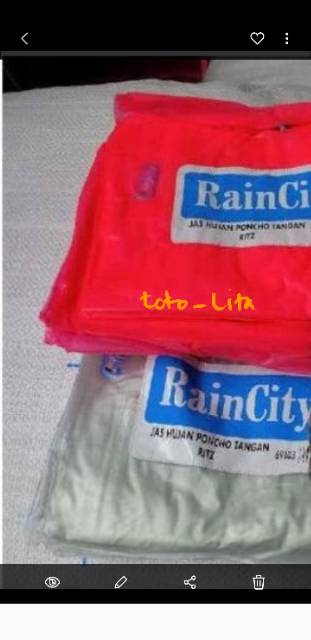 Jas Hujan Poncho Tangan Ritz 69103 Murah dan Berkualitas