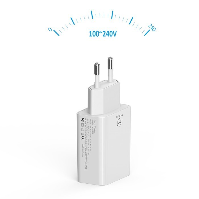 MCDODO CH-7040 KEPALA ADAPTOR ADAPTER CHARGER QC 3.0 18W FAST CHARGING + KABEL TYPE C XIAOMI OPPO