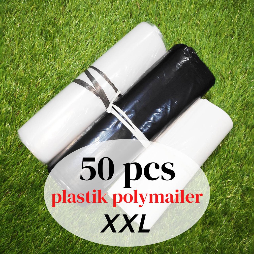 

(50 PCS UKURAN XXL) Plastik Lem Plastik Packing Olshop Plastik Polymailer - Plastik Online Shop