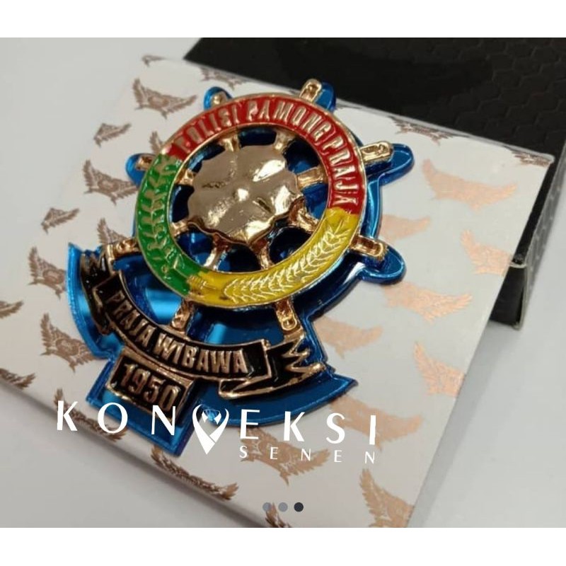 BARET EMBLEM MIKA POL PP TERBARU AKRILIK 01