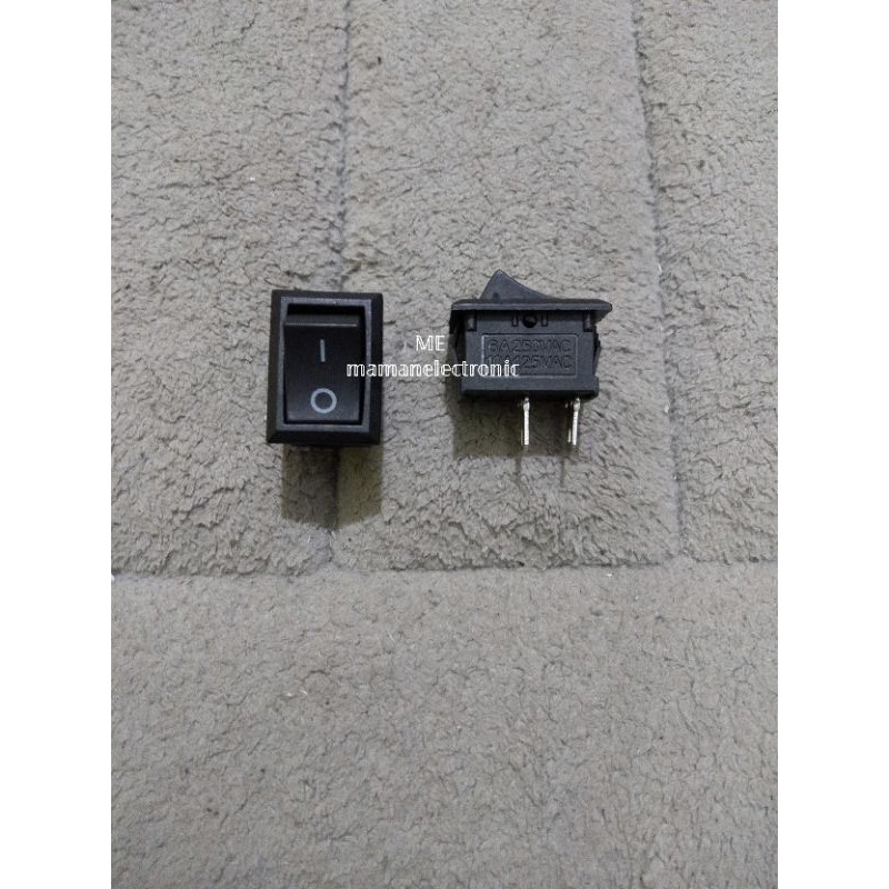 Rocker Switch 2pin Kecil / Rocker Switch Saklar 2 Kecil