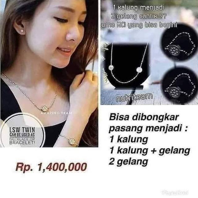 Kalung LSW twin MCI