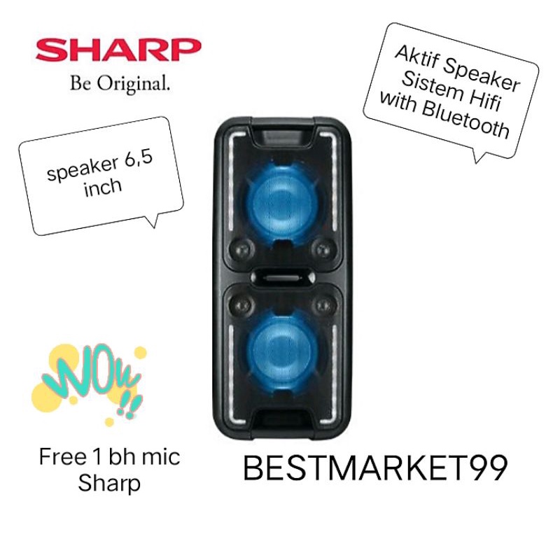 Speaker Hifi  Portabel Sharp PS 920 Bluetooth