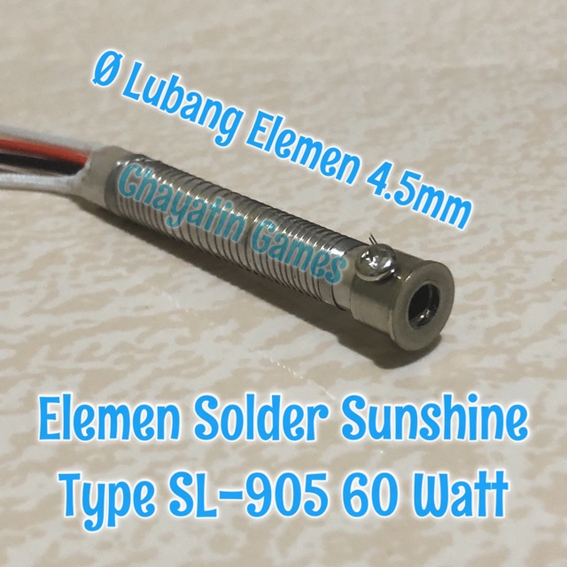 Elemen Solder Sunshine 60 Watt Untuk type SL-905 Model Transparan