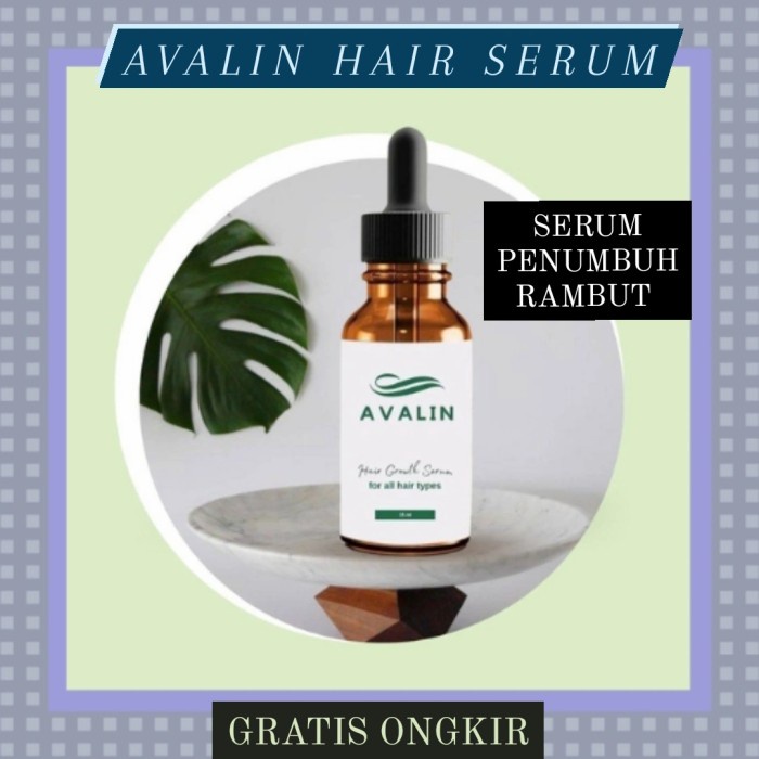 COD SERUM PENUMBUH RAMBUT BOTAK AVALIN HAIR GROWTH BOOSTER OBAT PENYUBUR - Hijau