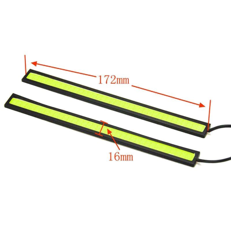 DRL COB 17cm Lampu DRL 17cm Satuan Lampu Strip DRL