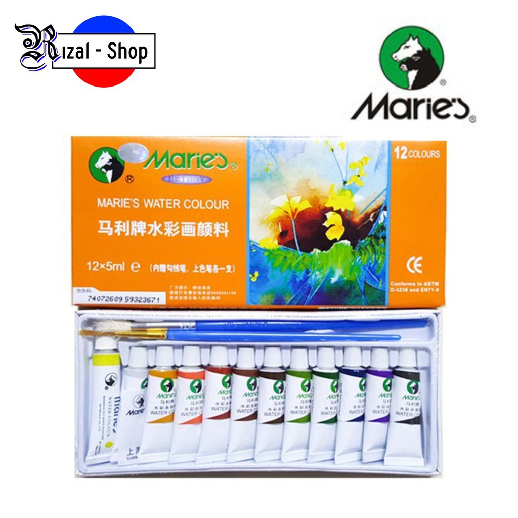 

Watercolor MARIE'S SET 12/18 5ml Cat Air