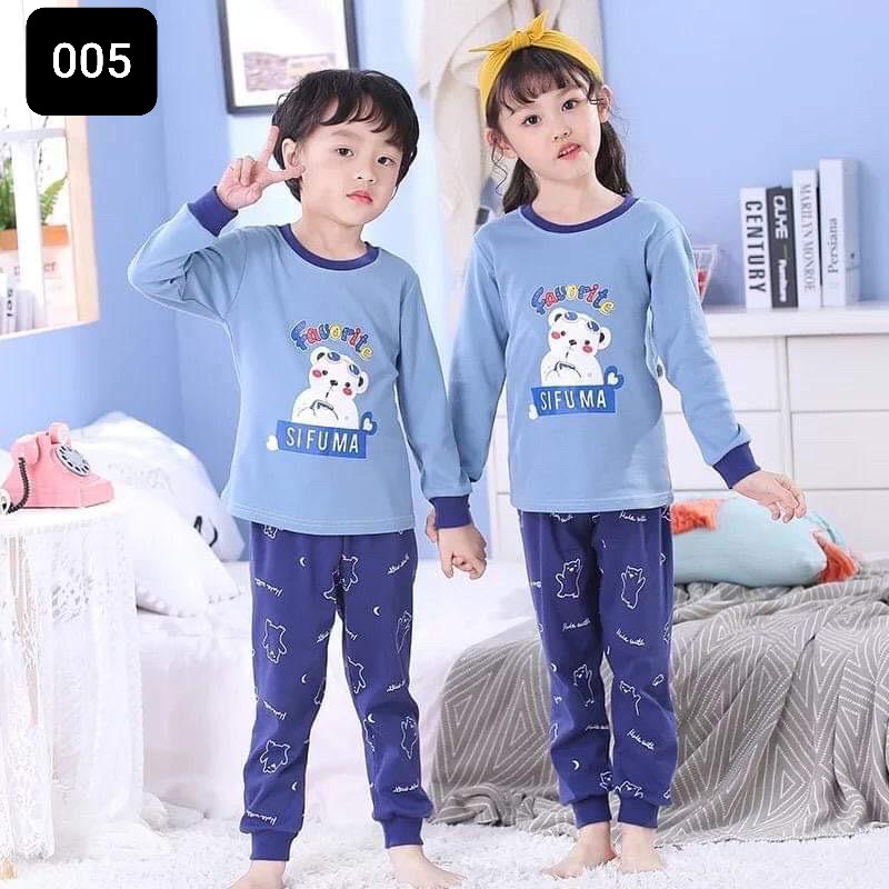 BAJU TIDUR ANAK ANAK UMURV1 SAMPAI 10 TAHUN LENGAN PANJANG