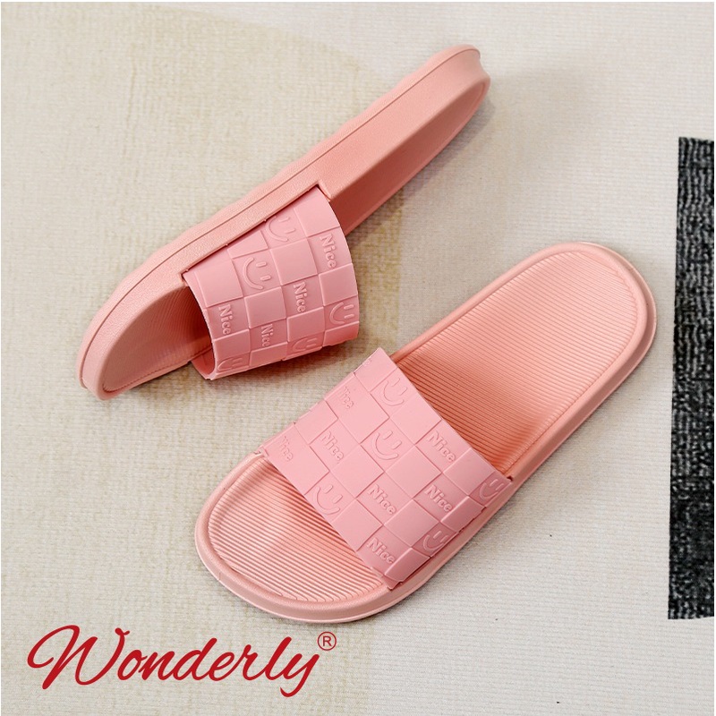 Sendal Selop Karet Wanita Wonderly Sandal Slop Cewek | V202-A37