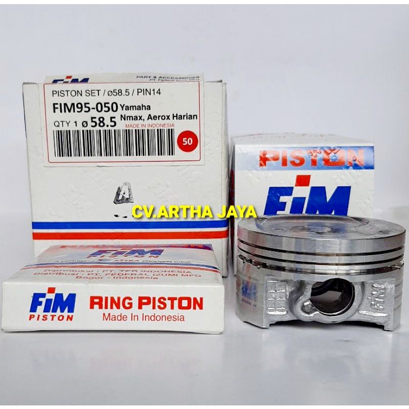PISTON KIT FIM95 YAMAHA N NAX / N-MAX / AEROX 155 / MT 125 / VIXION R BT3 / R15 V3 / R 15 V3 BK6 / W