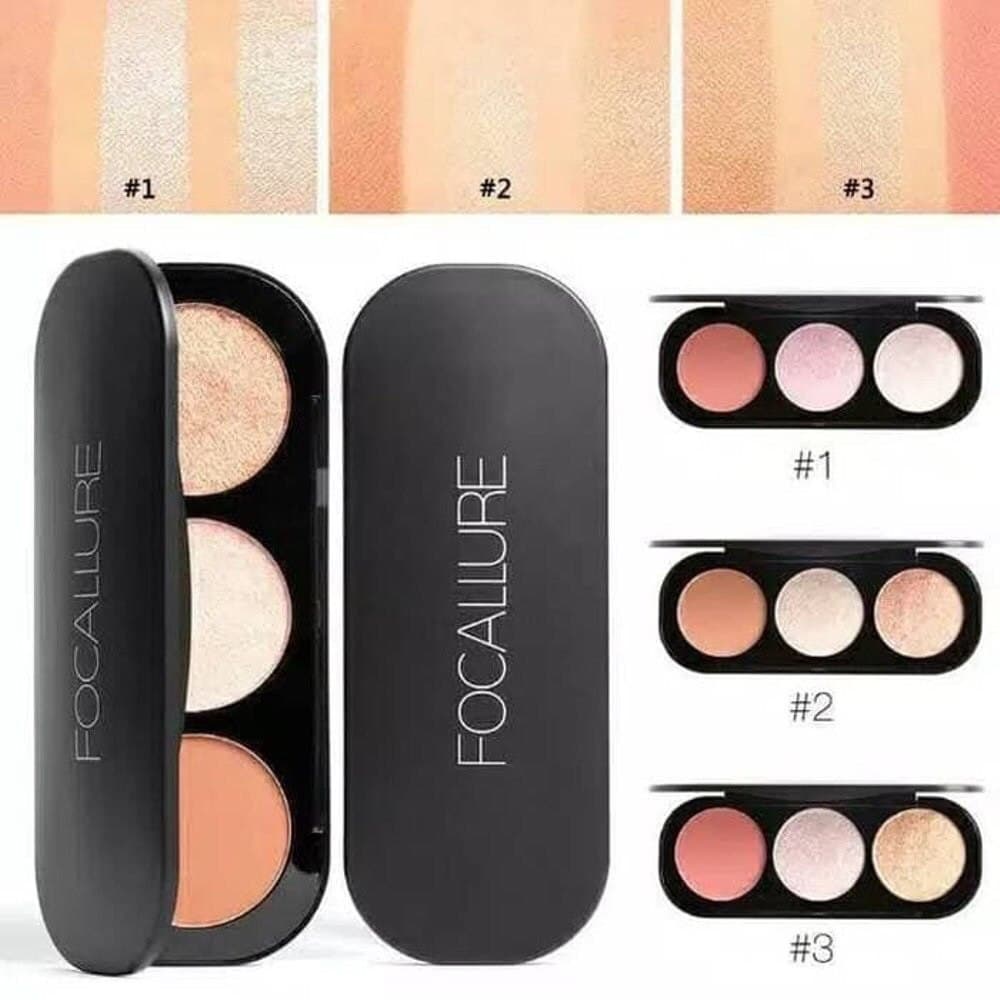 LF - Focallure Blush &amp; Highlighter Palette Perona Pipi FA26