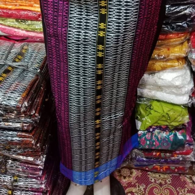 Rok panjang katun motif pucca