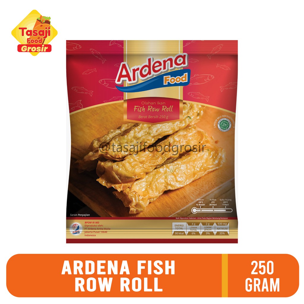 

Ardena Fish Row Rall 250 Gram - Grosir