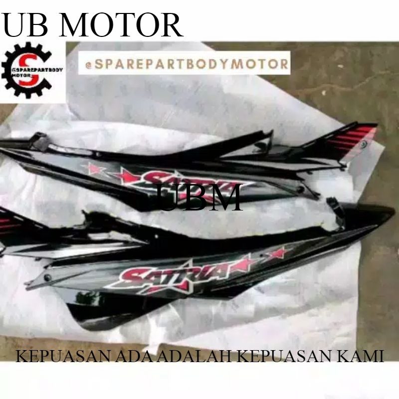 Cover body satria fu facelift/ body belakang fu
