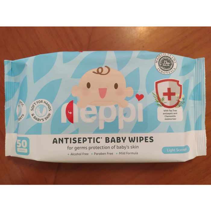 Neppi Tisu Basah Beli 1 Gratis 1 Isi (2x50 Lembar) PARFUME NON PArfume dan antibacteri ZEUS